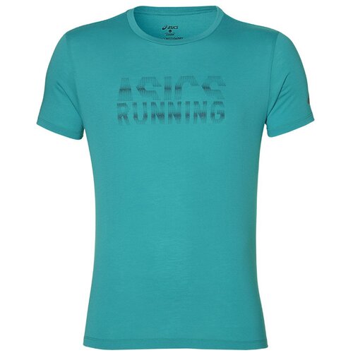 фото Футболка asics graphic ss top размер m, зелeный