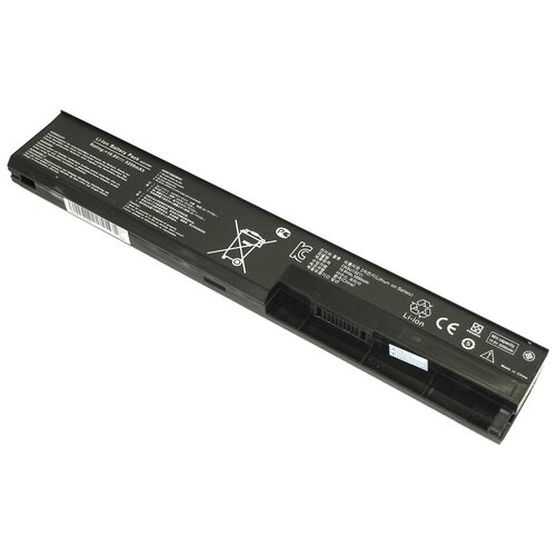 Аккумуляторная батарея для ноутбука Asus X401 (A32-X401) 5200mAh OEM черная аккумулятор для asus a31 x401 a32 x401 a41 x401 4400mah