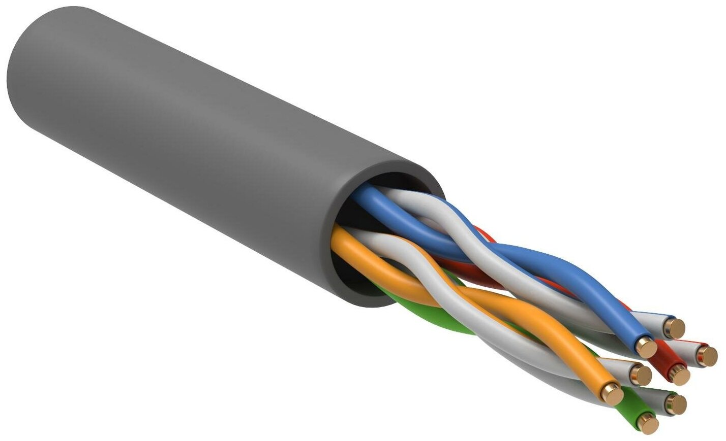ITK Bc1-c5e04-111-305-g - Generica Кабель ШПД U/utp, кат.5E, 0.51 мм, (305м), 4х2х0,48мм solid, Pvc,