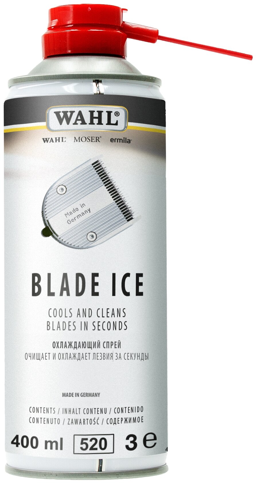 Wahl Охлаждающий универсальный спрей для машинок Blade Ice 400 мл, 2999-7900