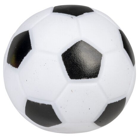 Игрушка для собак виниловая DUVO+ "Футбольный мяч", чёрно-белая, 7.3см (Бельгия)