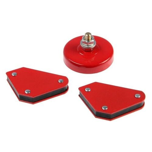 Набор магнитных угольников для сварки тундра 4590135 4 кг 2 шт клемма 200 А 7 кг 960₽