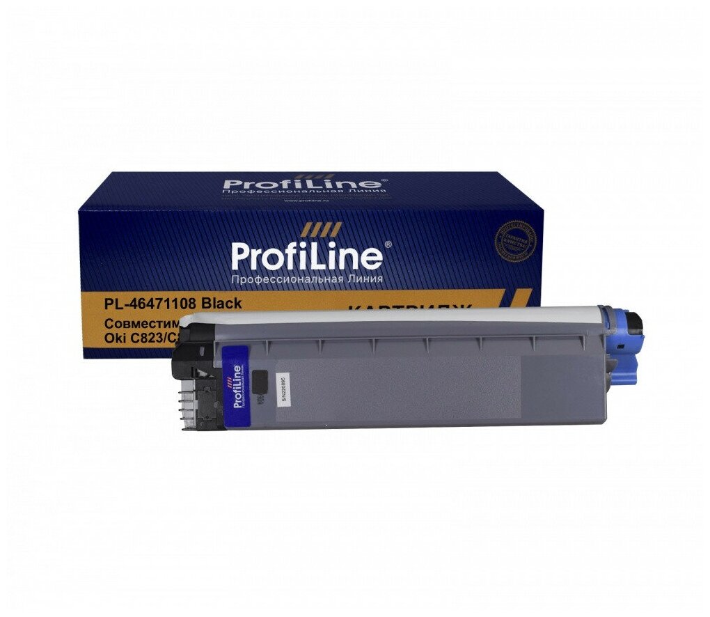 Картридж GalaPrint 46471108 для принтеров Oki C823/C833/C843 Black 7000 копий совместимый