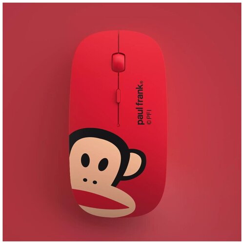 Мышь беспроводная WIWU Paul Frank 2.4G Wireless Mouse WM102 Red