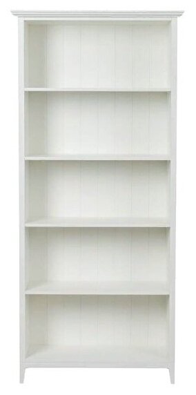 Шкаф-стеллаж белый открытый коллекция Джуниор
