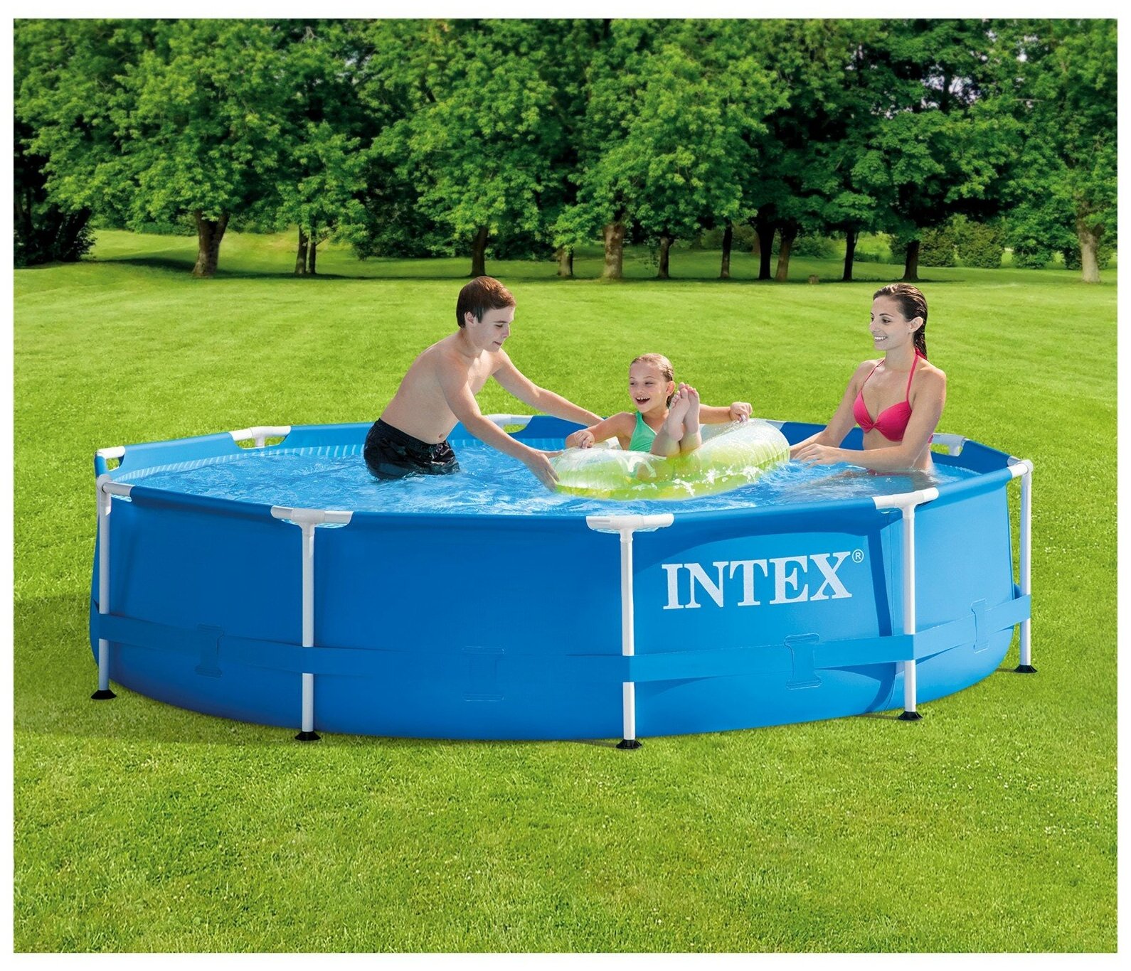 Бассейн каркасный Metal Frame Pool, круглый, 305 х 76 см, от 6 лет, 28200NP INTEX - фотография № 3