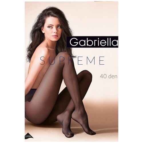 фото Колготки gabriella беатрис, 40 den, матовые, размер 4, черный