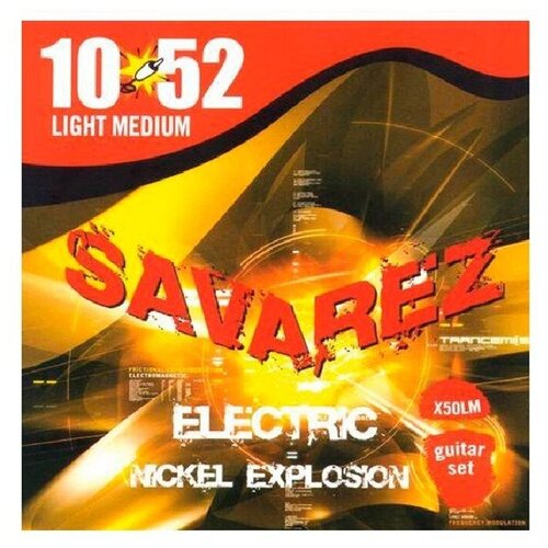 Струны для электрогитар SAVAREZ X50LM Nickel Explosion струны для гитары savarez x50lm