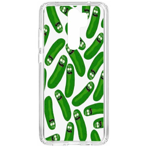 фото Чехол на xiaomi redmi note 8 pro kruche print огурчик рик / чехол для xiaomi / чехол с рисунком / чехол с принтом / чехол для ксяоми / чехол для хаоми / бампер на сяоми / чехол накладка для ксяоми / противоударная накладка для xiaomi redmi mi / защита для redmi / защита на mi / cиликоновый чехол для xiaomi redmi / пластиковый чехол на ксиаоми / защитный чехол для хаоми / чехольчик / защита телефона / ударопрочный чехол кruче