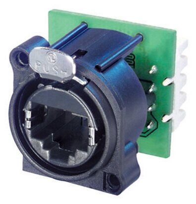 Neutrik NE8FAV-YK панельный разъем RJ45 под зажим провода IDC