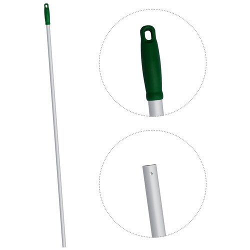 Ручка для держателя мопов, A-VM, ALS285-G, зеленый, алюминий, диаметр 22 мм, длина 130 см
