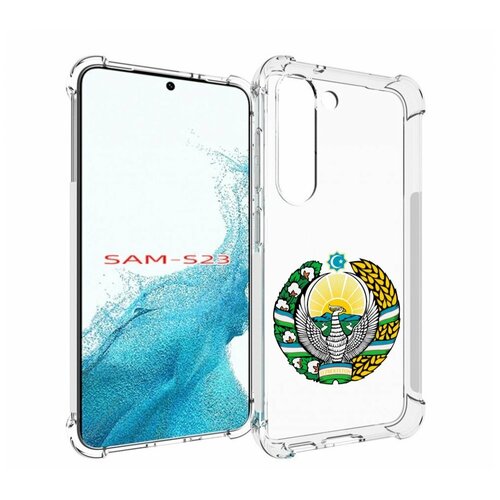 Чехол MyPads герб-узбекистана для Samsung Galaxy S23 задняя-панель-накладка-бампер