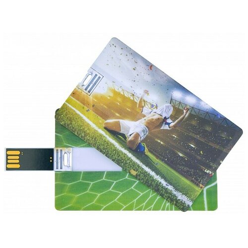 Подарочный USB-накопитель футбол оригинальная флешка пластиковая карта 16GB подарочный usb накопитель защитнику отечества пластиковая карта 16gb