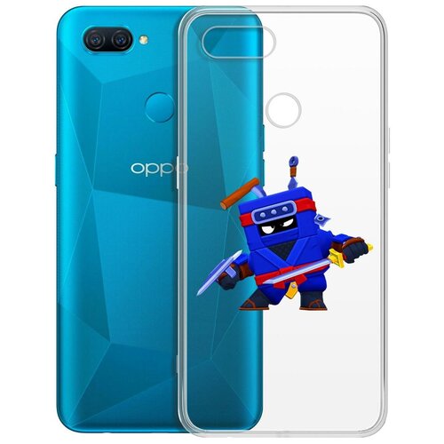 фото Чехол-накладка clear case brawl stars-ниндзя эш для oppo a12/a11k/a7/a5s krutoff group