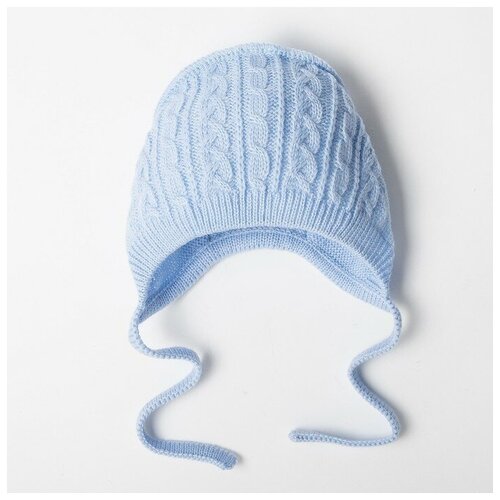 Шапка детская МиМиМи цвет голубой 1-3 месВ упаковке шт 1 568₽