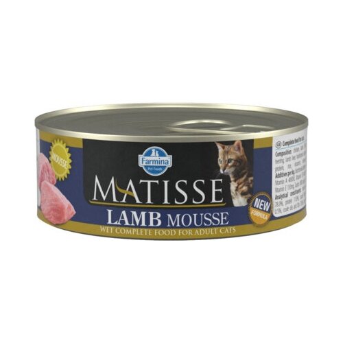 FARMINA Консервы мусс для кошек MATISSE CAT MOUSSE LINE ягнёнок 5775 | Matisse Cat Mousse Line Lamb 0,085 кг 41123 (10 шт)