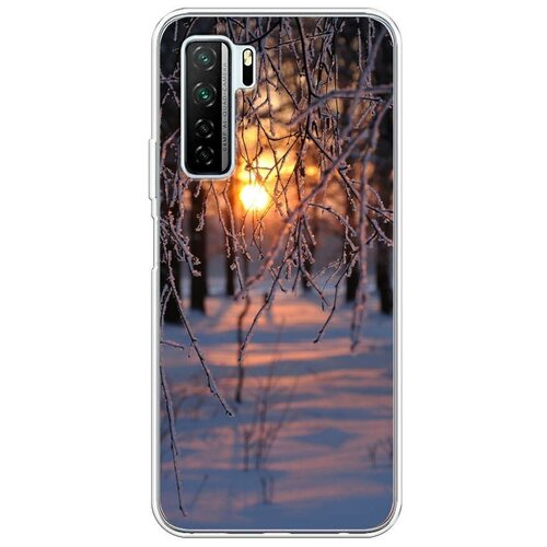 фото Силиконовый чехол "зима 7" на honor 30s (global) / хонор 30s (глобал) case place