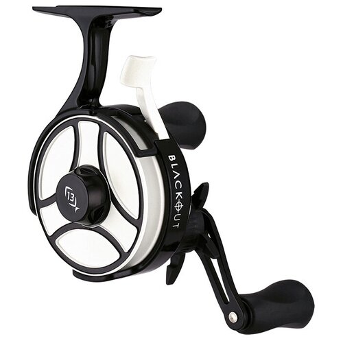 фото Катушка 13 fishing black betty free fall ghost ice reel - 2.5:1 gear ratio w/ new line window - left hand - glow spool/trigger