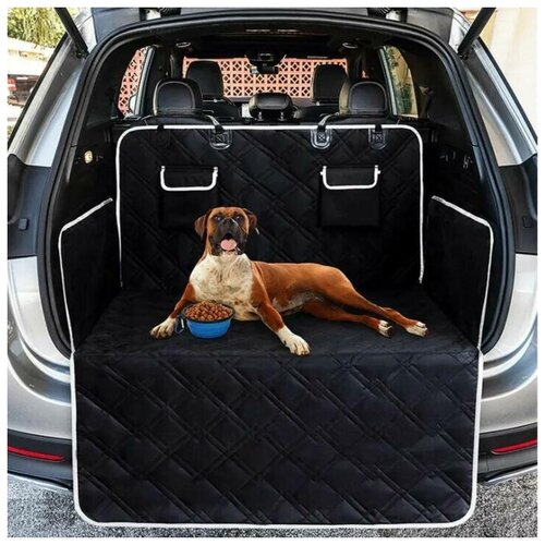 Защитная накидка на заднее сиденье автомобиля/ Защитная накидка для перевозки собак на заднем сидень