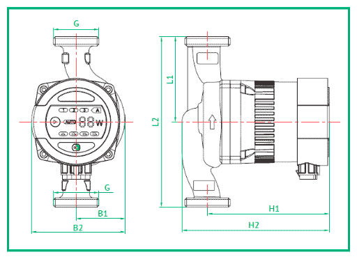 Насос циркуляционный Unipump LPA 25-40 - фото №7