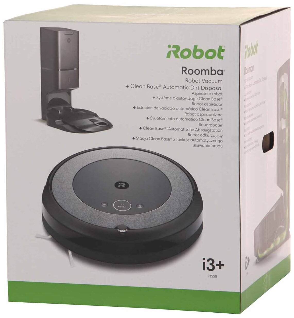 Робот-пылесос IROBOT Roomba i3+, серый/черный [i355840plus_rnd] - фото №8