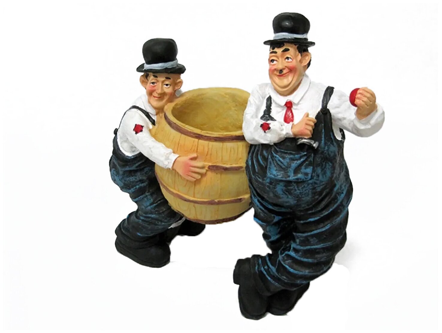 фото Подставка для вина Две пьяницы с бочкой