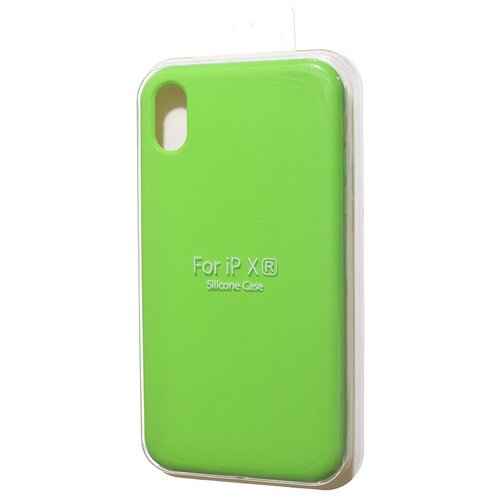 фото Чехол- накладка для iphone xr silicone case nl закрытый ярко- зеленый (31)
