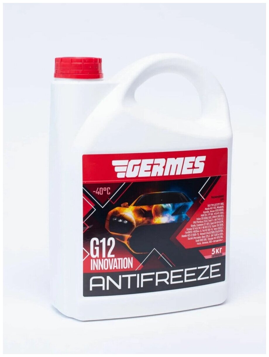 Гермес 99-11-8032 Антифриз красный -40C 5кг G12 карбоксилатный Innovation GERMES