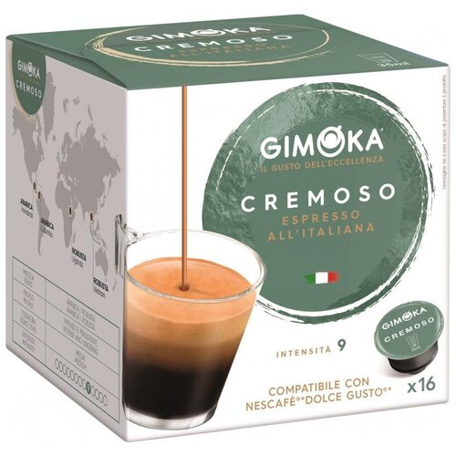 Кофе в капсулах Кофе в капсулах Gimoka Dolce Gusto Espresso Cremosso, 16кап/уп