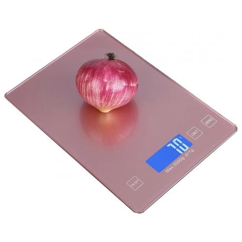Весы бытовые кухонные от 1 кг до 5 кг, розовый