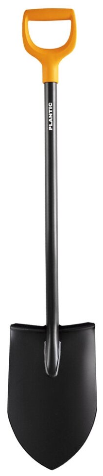 лопата штыковая PLANTIC Terra 112х21см стальной черенок - фото №1