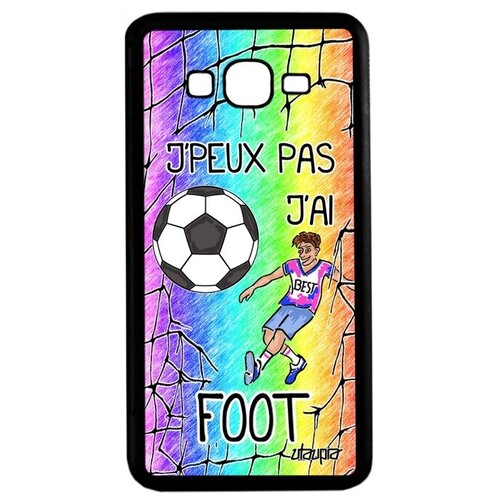 фото Новый чехол на смартфон // galaxy grand prime // "не могу - у меня футбол!" надпись игра, utaupia, цветной
