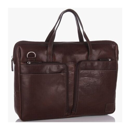 Сумка для документов коричневая Hidesign SLIDER-01 BROWN