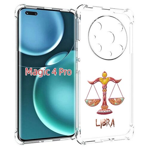 Чехол MyPads знак-зодиака-весы-8 для Honor Magic4 Pro / Magic4 Ultimate задняя-панель-накладка-бампер чехол mypads знак зодиака рыбы 7 для honor magic4 pro magic4 ultimate задняя панель накладка бампер