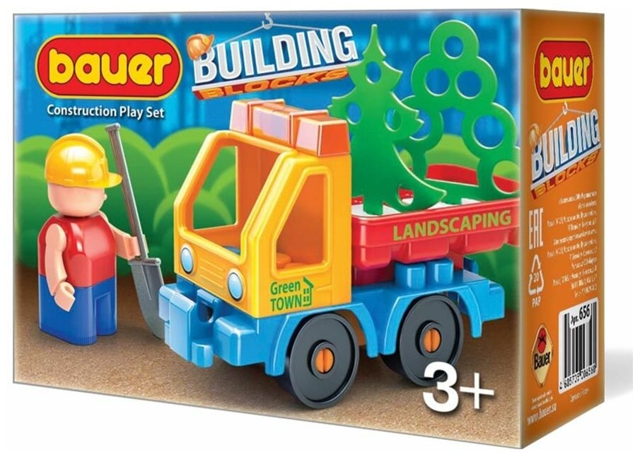 Конструктор «Стройка», набор с грузовиком