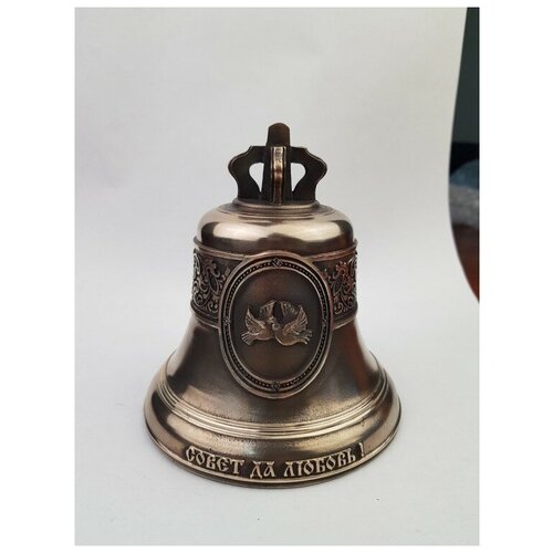 Колокол бронзовый на подставке 