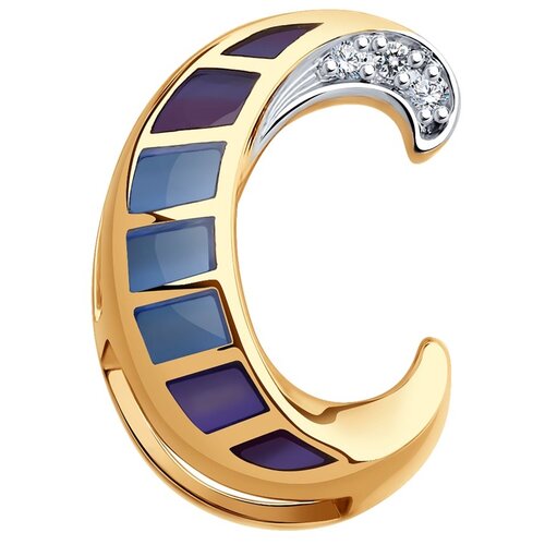 фото Sokolov подвеска из золота с бриллиантами и эмалью 6039042