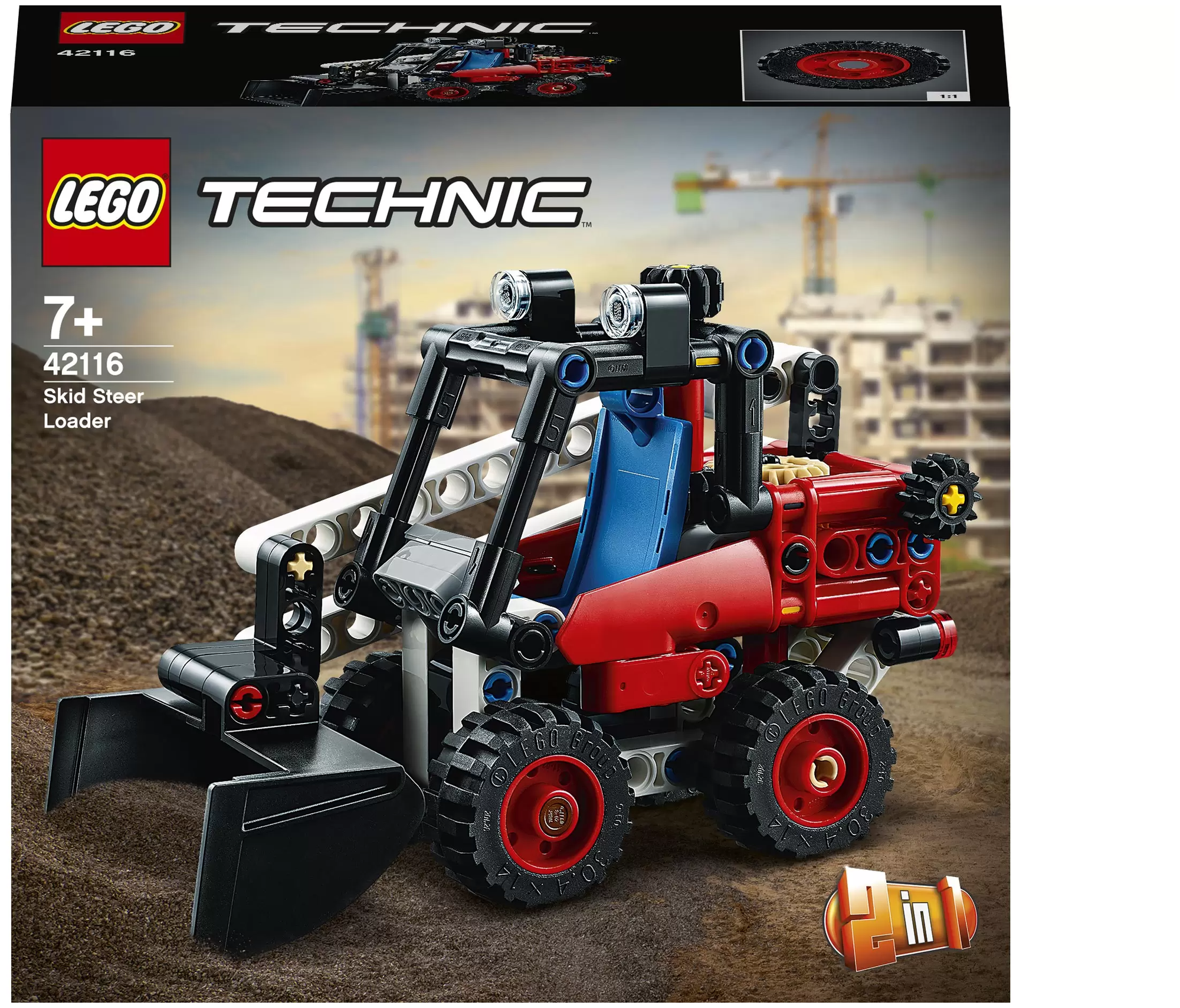LEGO Technic 42116 Конструктор ЛЕГО Техник Фронтальный погрузчик - фото №1