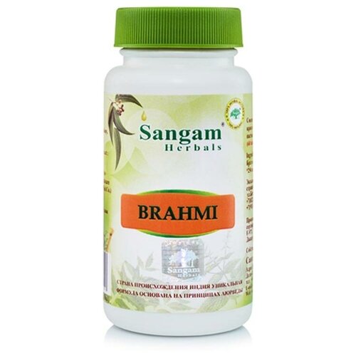 Брахми (Brahmi) Sangam Herbals, 60 таблеток*650 мг