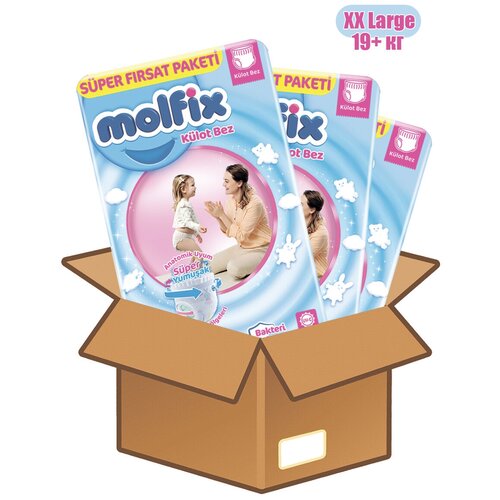 Набор 3 шт. Подгузники-трусики детские №7, 19 кг, 36 шт/3 уп