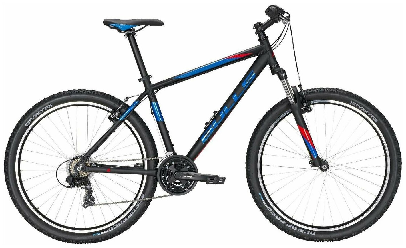 Велосипед Bulls Pulsar Eco 27,5 2020 Black Matt/Blue (см:51)