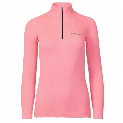 фото Комплект женского термобелья с ионами серебра на молнии graff (розовый) l