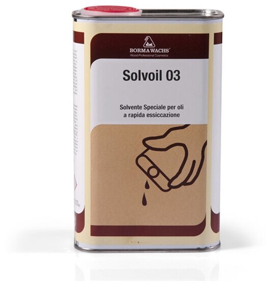 фото Специальный быстросохнущий растворитель для масел Borma Solvoil 03