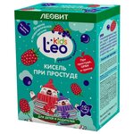 Кисель при простуде для детей Leo Kids ЛЕОВИТ 5 пакетов по 12 г Упаковка 60 г - изображение