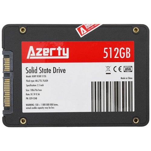 512 ГБ Внутренний SSD диск Azerty Bory R500 512G (029-1248)