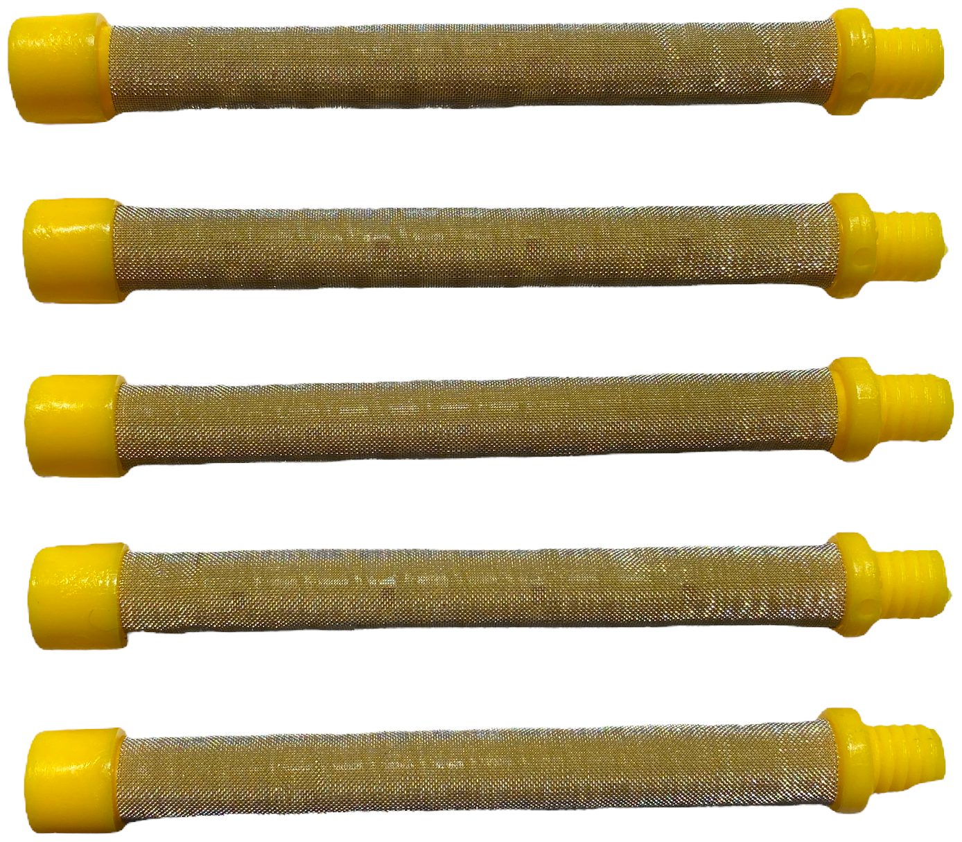 Фильтр PADU желтый с резьбой для краскопульта (5шт, 100 Mesh)