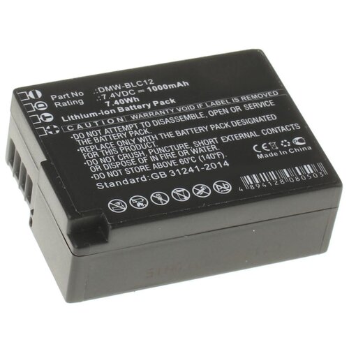 аккумуляторная батарея аккумулятор для bp 51 bp dc12 dmw blc12 dmw blc12pp 1000mah Аккумуляторная батарея iBatt 1000mAh для Leica, Panasonic DMW-BLC12PP