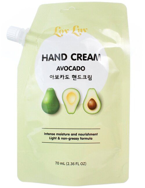 LovLuv Hand Cream Avocado Крем для рук с авокадо 70 мл