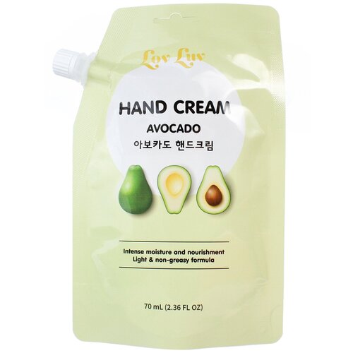 LovLuv Hand Cream Avocado Крем для рук с авокадо 70 мл крем для рук питательный авокадо