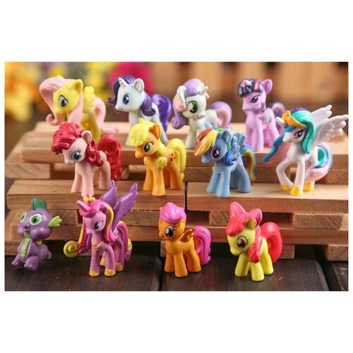 Набор игрушек. My Little Pony 12 шт. (7см.) №6